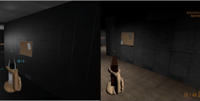 a before and after picture of the game.