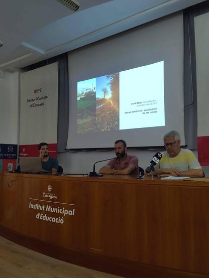 Foto de la sessió de presentació de resultats