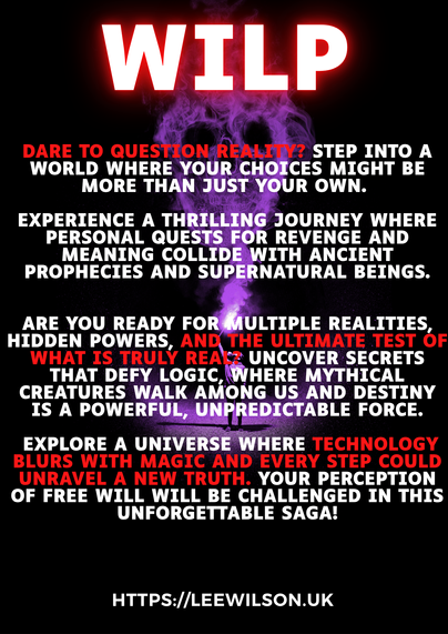 **Dare to question reality?** Step into a world where your choices might be more than just your own. Experience a thrilling journey where personal quests for **revenge and meaning** collide with **ancient prophecies** and **supernatural beings**.

Are you ready for **multiple realities**, **hidden powers**, and the ultimate test of what is truly real? **Uncover secrets** that defy logic, where mythical creatures walk among us and **destiny** is a powerful, unpredictable force. Explore a universe where technology blurs with magic and every step could unravel a new truth. **Your perception of free will will be challenged in this unforgettable saga!**