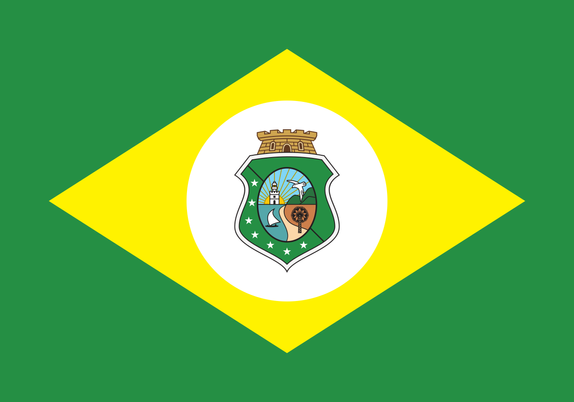 Flag of Ceará, Brazil.