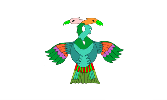 Flag of Baja Verapaz, Guatemala.