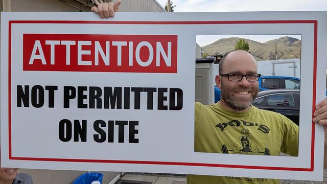Andrew works steady on union jobs