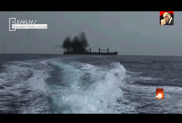 🇾🇪 Few Screengrabs —Houthis Release Dramatic Footage of Sinking MAGIC SEAS Vessel – Radio Exchanges & Attack Scenes


#Yemen #Houthis #MAGICSEAS #ShipAttack #RedSea #BreakingNews #MaritimeSecurity #ViralVideo #SinkingShip

>LEAKLIV:/