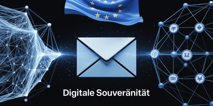 Die drei Säulen digitaler Souveränität und Unabhängigkeit für Europa: Ein freies Internet, offene E-Mail-Kommunikation und ebenso offene Kommunikation in den sozialen Medien nach dem Fediverse Prinzip.