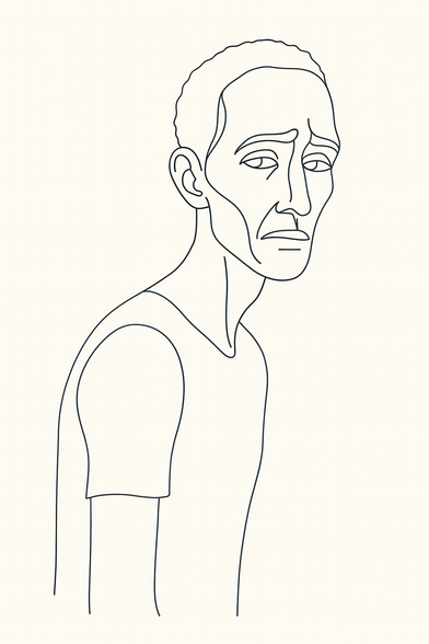 Illustration of Nigerian prisoner Sully
