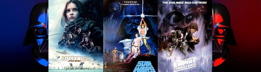 1-Rogue One en 2016
2-Un nouvel espoir en 1977
3-L'Empire contre-attaque en 1980