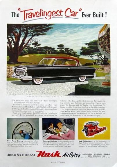 The 1953 Nash Airflyte. 