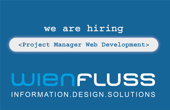 WIENFLUSS is hiring a Project Manager Web Development