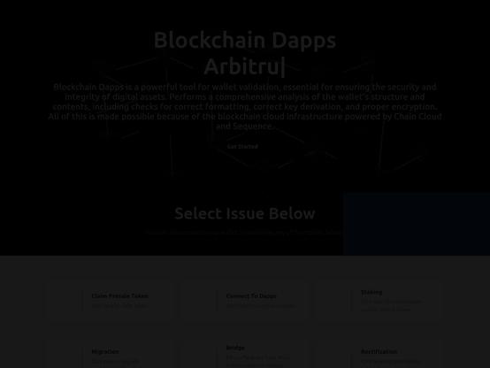 Screenshot of phishing site
