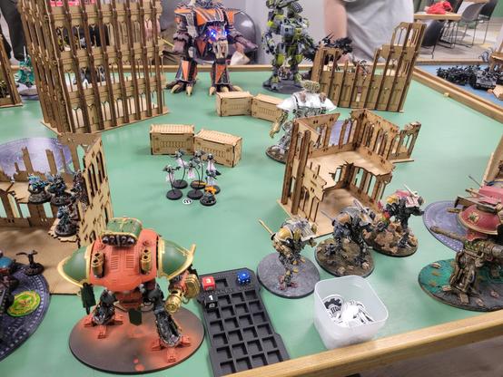 A very knight-heavy board.