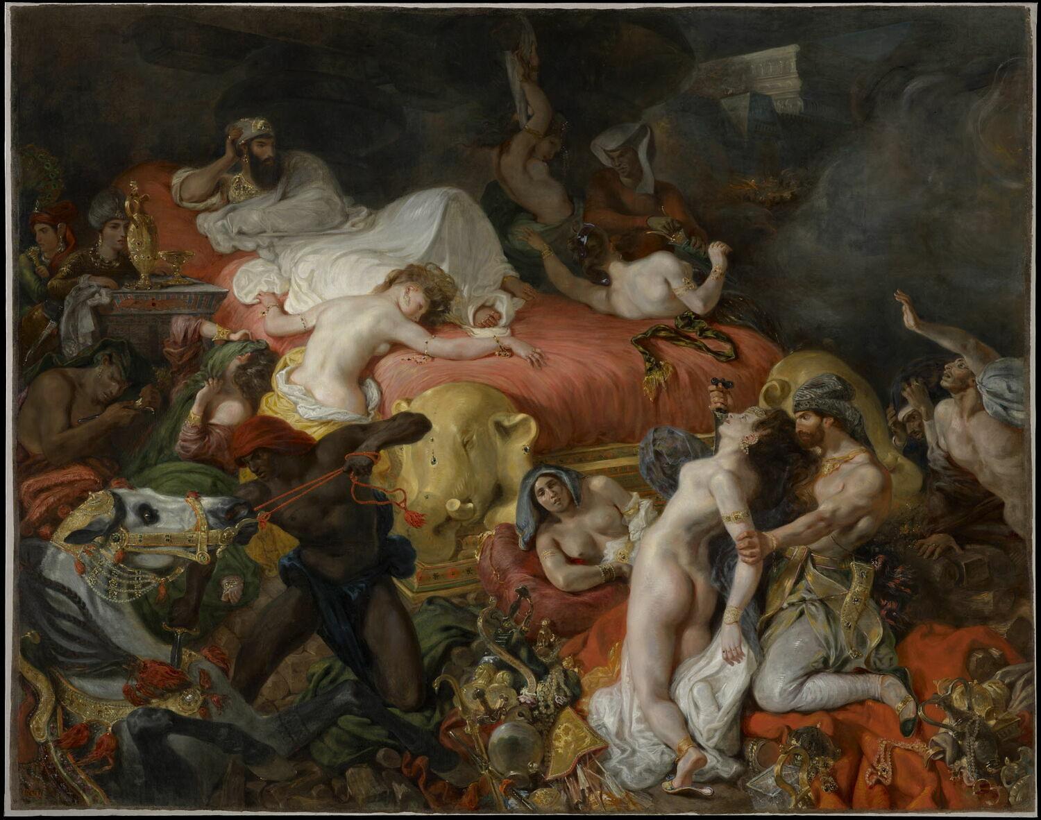 Death of Sardanapalus by Delacroix