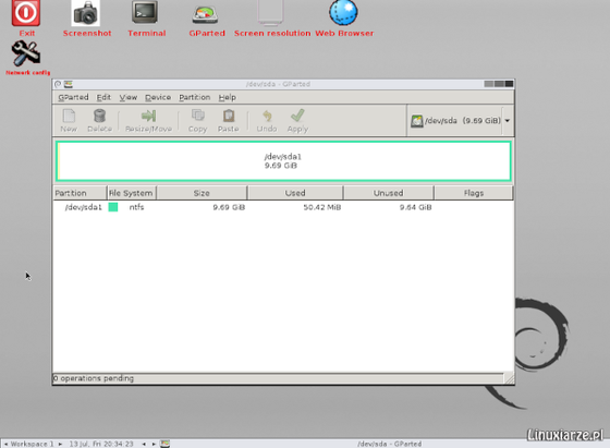 gparted live linux