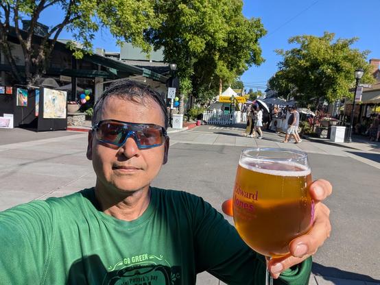 Post-run beer pic 