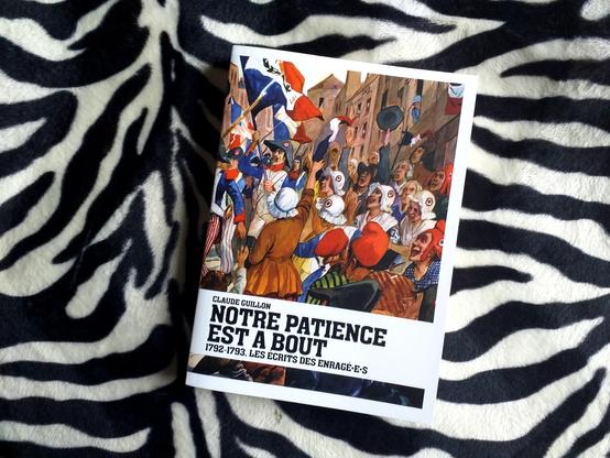 Livre NOTRE PATIENCE EST A BOUT (1792-1793 LES ECRITS DES ENRAGÉ-E-S) Claude Guillon 15€