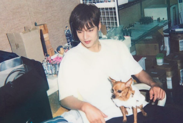 Lee Min Ho and his beloved dog choco