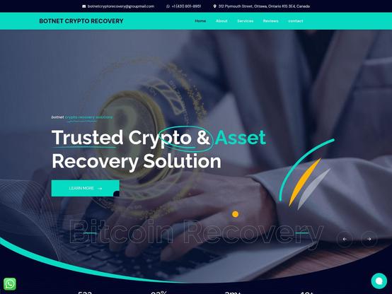 Screenshot of phishing site