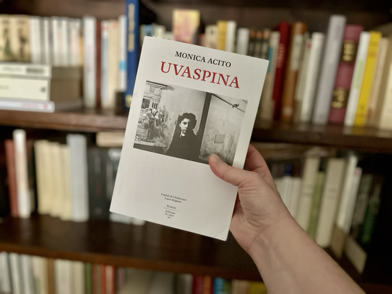 Couverture du roman « Uvaspina » de Monica Acito (édition du Sous-Sol)
