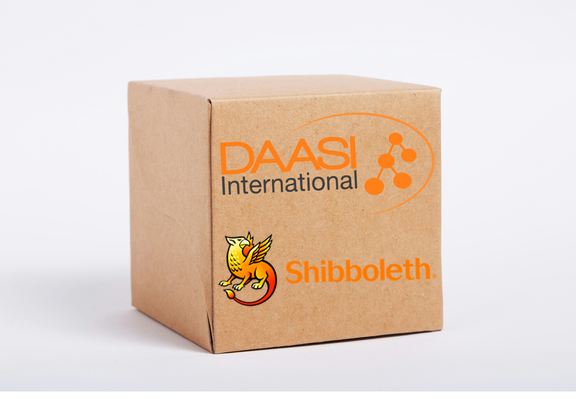 Package with company Logos