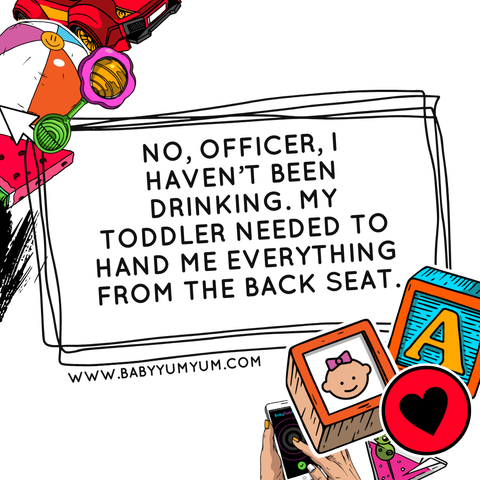 Just your daily drive with a toddler. 🚗🧃🧸 #BabyYumYum #BYY #ParentLife #ToddlerTornado #CarChaos #ParentingHumor #MomTruths #RealParenting #OnTheGoLife