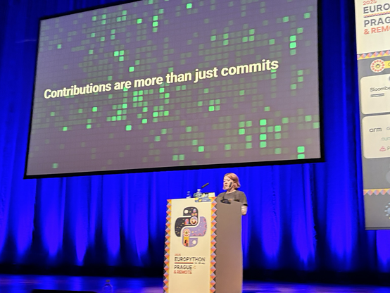 Savannah on slide covering contributions are more than just commits 