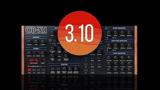 discoDSP OB-Xd 3.10 update