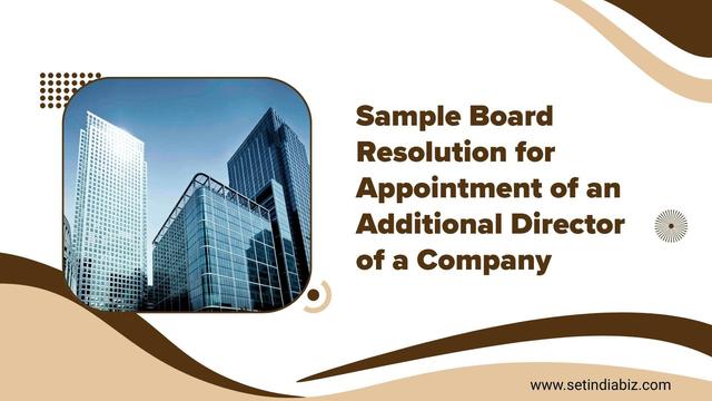 Sample Board Resolution for Appointment