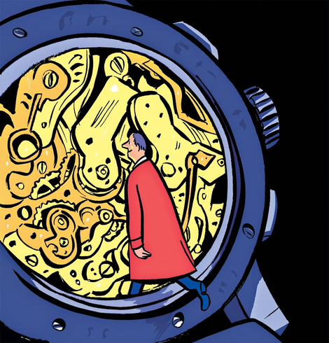 In October, my feelings of dread spiked, so I decided to buy a Rolex.
Illustration by Nishant Choksi