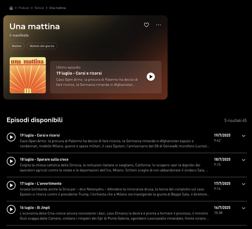 radio.it #Podcast #IlManifesto #UnaMattina #BellaCiao #Partigiano #DirittiUmani #HumanRights