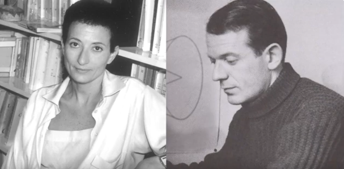 Gilles Deleuze et Hélène Cixous

