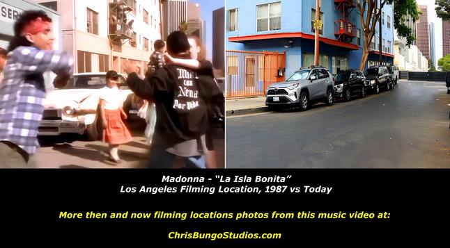 Filming location then and now Madonna music video La Isla Bonita.