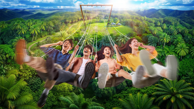 Junglia Okinawa: new theme park, Japan
Dinosaurs, hot air balloons and local cuisine in the Yambaru jungle, a World Heritage Site. 