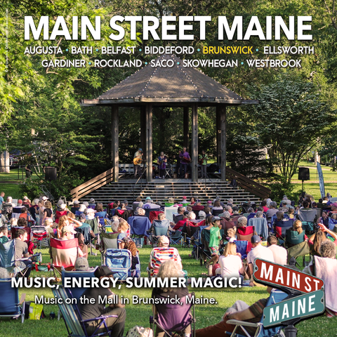 Free Music on the Mall in Brunswick, Maine!
