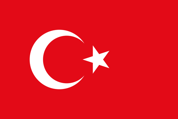 Flag of Turkey.