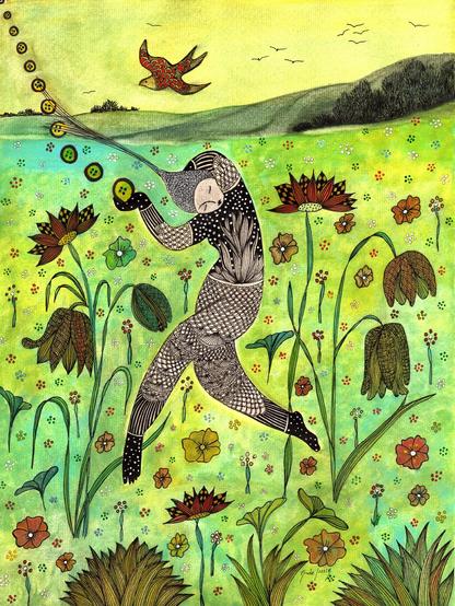 "Le bonheur est dans le pré"

Aquarelle rehaussée d'encre de chine
https://nicole-pessin.com/