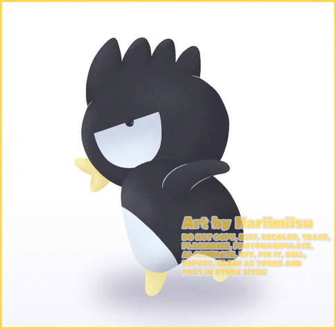 Badtz-Maru slapping his butt.