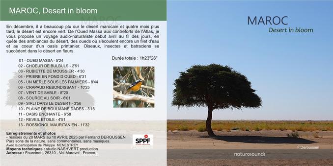 nouveau carnet sonore de la nature au Maroc