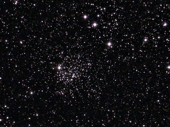 M52 cluster - unprocessed image. 