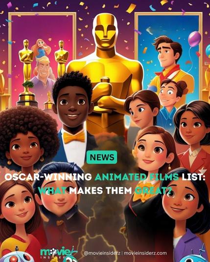 oscer winning animated films, movie insiderz