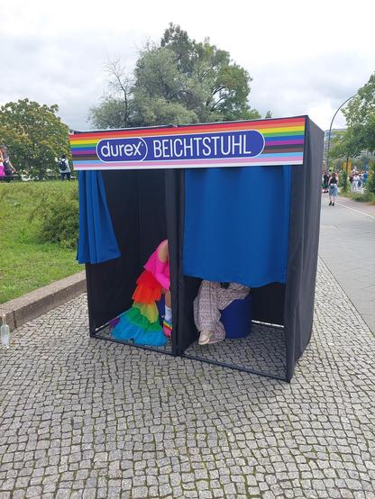 Durex Beichtstuhl auf dem csd Berlin 2025