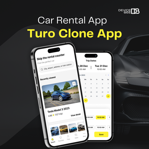 Build Your Car Rental App Like Turo – Fully Branded & Scalable
Thinking of launching your own car rental business? DeviceBee develops white-label car rental apps with real-time availability, location tracking, payment gateway, booking management, and fleet controls. Whether for personal rentals, chauffeur services, or luxury cars, our car rental platform is built to grow with your business.

Partner with DeviceBee, the leading mobile app development company in Dubai, to turn your ideas into innovative, high-impact mobile applications. Whether you're launching a brand-new concept or revamping an existing solution, DeviceBee is your trusted partner for custom mobile app development in the UAE.

From ideation to deployment and beyond, we create user-centric apps that resonate with your target audience, driving engagement and delivering real value. Our expert team transforms your vision into a digital reality that amplifies your brand and fuels business growth.

🌟 Why Choose DeviceBee?

* Top-rated app development company in Dubai
* End-to-end iOS and Android app development
* Scalable solutions tailored to your business goals
* Dedicated team for UI/UX, QA, and post-launch support
Let DeviceBee be the start of your journey into the future of mobile application development in the UAE.
🚀 Transform your idea into a digital success story. 📲 Visit: https://www.devicebee.com

