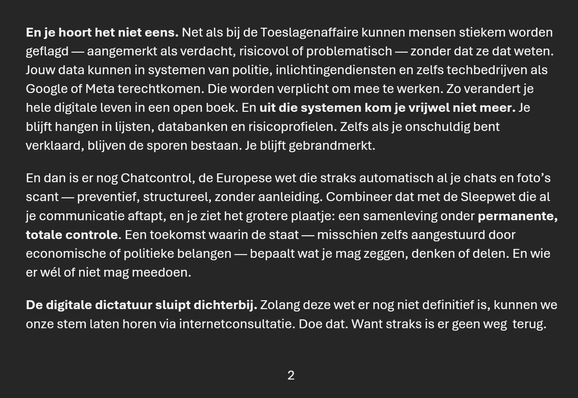 Terrorismeverheerlijking: de sluipweg naar totale controle - Deel 2