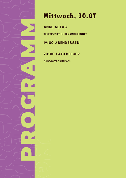 Mittwoch, 30. Juli - Ankommen