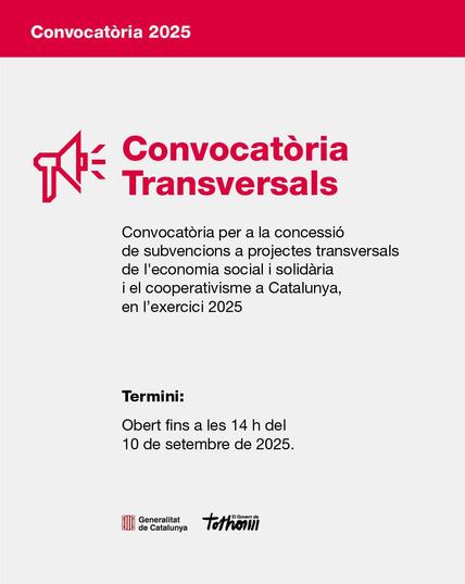 Cartell que anuncia la convocatòria