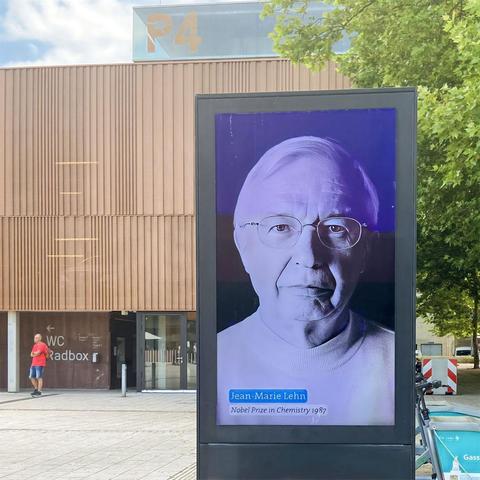 Jean-Marie Lehn at the Lindau Nobel Laureate Meeting 2025 · photo by Peter Gölitz
