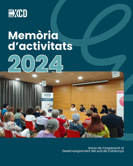 Portada de la memòria d'activitats de la Xarxa