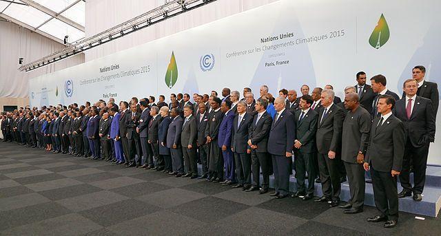 Indaba logjam breaking process: a photograph of delegates to the 2015 Climate Change Conference which led to the Paris Accords.