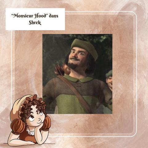 Dessin de Little Jane en train de regarder le personnage de Monsieur Hood.