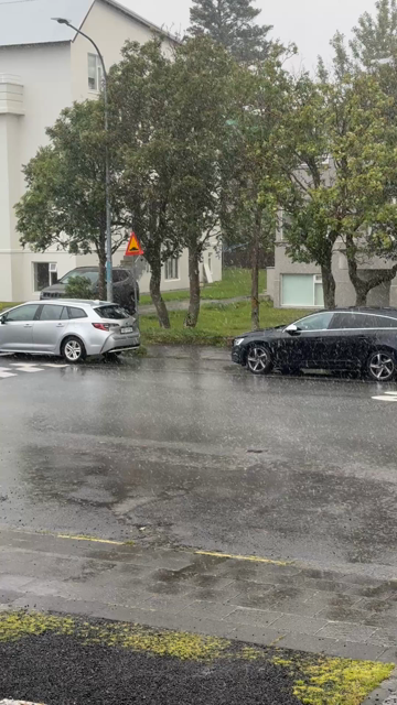 It’s pouring down