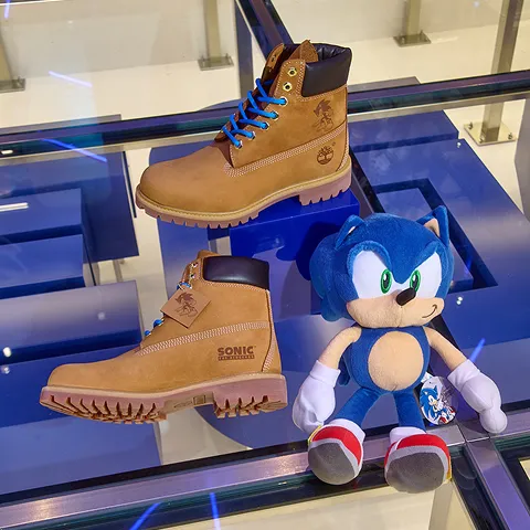 SEGA and Timberland Launch Exclusive Sonic Collaboration for SEGA STORE TOKYO Opening
