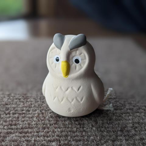 Owl omikuji, available from the Hoka-boka float of the Gion Matsuri for a few days before the parade.